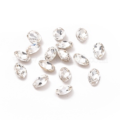 Cabochon in vetro strass&nbsp;GGLA-P002-02B-06