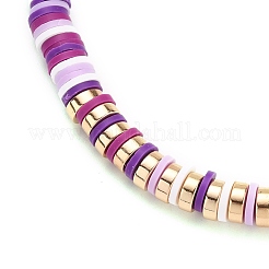 Set di gioielli fatti a mano in argilla polimerica perline heishi&nbsp;SJEW-JS01136-02