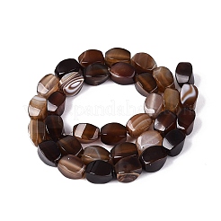 Chapelets de perles d'agate naturelle&nbsp;G-Q604-02A-02