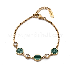 Браслеты из нержавеющей стали 304 с ионным покрытием (IP)&nbsp;BJEW-P345-10G-04