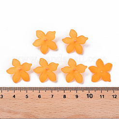 Матовые акриловые колпачки из бисера&nbsp;MACR-S371-05A-724