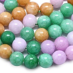 Natürliche Malaysia Jade Perlen Stränge&nbsp;G-L645-A01-10mm-34
