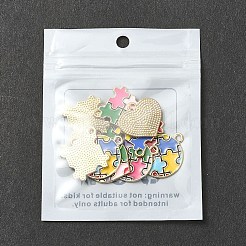 10шт 5 стиля подвески из сплава с эмалью&nbsp;ENAM-YW0003-87