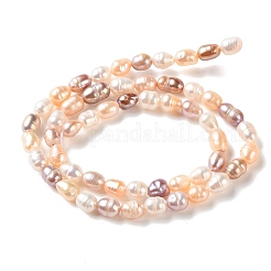 Fili di perle di perle d'acqua dolce coltivate naturali&nbsp;PA-CBABE82-01A