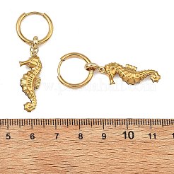 Boucles d'oreilles pendantes créoles en acier inoxydable 304&nbsp;EJEW-JE07267-01