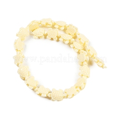 Нити резных бусин из синтетического коралла&nbsp;CORA-L020-A-14