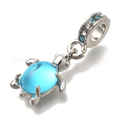 Europäische baumelnde charme der zahnstangenüberzuglegierung strass&nbsp;FIND-H005-45P-06