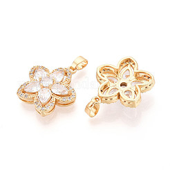 Латунные микро проложить кубического циркония подвески&nbsp;KK-N272-07G