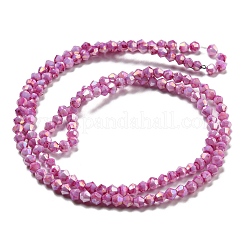 Непрозрачная выпечка окрашенные стеклянные бусы пряди&nbsp;DGLA-F002-01