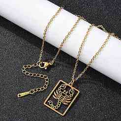 Collana in acciaio inossidabile 304&nbsp;LS-NJEW-D330-01G-08