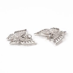 Латунные микро проложить кубического циркония подвески&nbsp;KK-E068-VB285