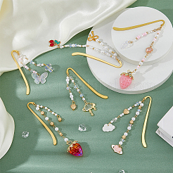 Закладка крючком из сплава&nbsp;AJEW-GO00032