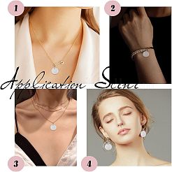 100 шт. латунная штампованная пустая бирка-подвеска&nbsp;KK-FH0002-60S