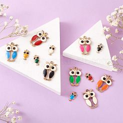 Подвески из эмали и сплава&nbsp;ENAM-BT0001-02