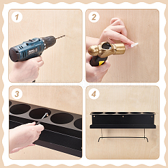 Железный настенный держатель для бумажных полотенец с распылителем&nbsp;ODIS-WH0099-124