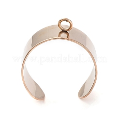 Componentes de anillo de dedo con puño abierto de acero inoxidable 304&nbsp;STAS-WH0029-40B-RG