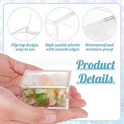 Пластиковые контейнеры для хранения бусин с откидной крышкой&nbsp;LS-CON-WH0093-10