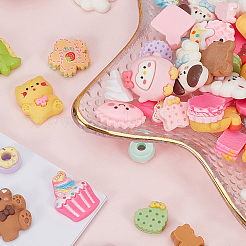 Кабошоны из непрозрачной смолы&nbsp;CRES-SP0001-15