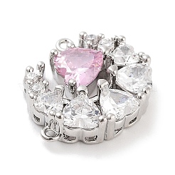 Латунные микро проложить кубического циркония подвески&nbsp;ZIRC-L104-007P