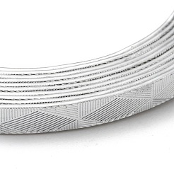 Fil d'aluminium texturé&nbsp;X-AW-R008-2m-01