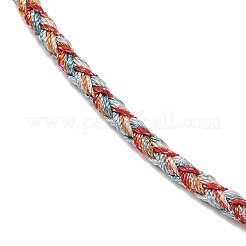 3.5 mm runde Nylon-Baumwollkordel zur Herstellung von Halsketten&nbsp;NJEW-C106-03G-12