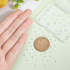 120 шт. 925 бусины-обжимки из стерлингового серебра&nbsp;STER-BC0001-88