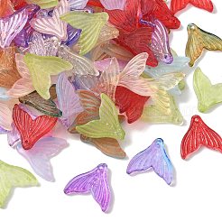 Прозрачный лак окрашенные стеклянные подвески&nbsp;GLAA-S190-009A