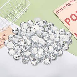 100 cabujón de rhinestone acrílicos.&nbsp;TACR-CY0001-01A