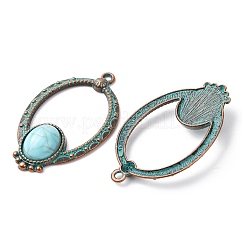 Сплав с синтетических бирюзовых подвесками&nbsp;LS-FIND-B055-01C