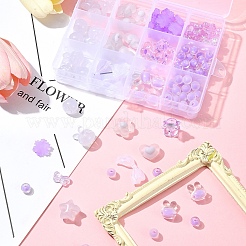 Прозрачные непрозрачные акриловые бусины&nbsp;OACR-FS0001-80