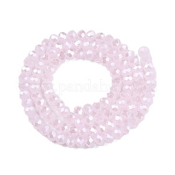 Стеклянные бусины с гальваническим покрытием &nbsp;EGLA-A044-J3mm-A02