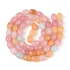 Выпечки нарисованные потрескивание стеклянные бусины пряди&nbsp;DGLA-N019-01A-02