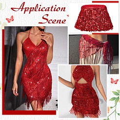 Полиэстер и аксессуары для одежды для домашних животных&nbsp;DIY-WH0678-121C