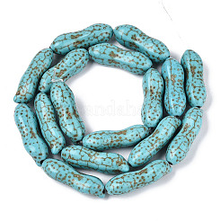 Синтетических нитей бирюзовые бусы&nbsp;G-N352-16A
