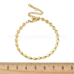 Браслеты из звеньевой цепи из нержавеющей стали 304&nbsp;BJEW-C084-05G