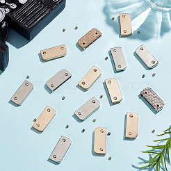 20 комплект 2-цветных наконечников из цинкового сплава с железным винтом&nbsp;DIY-WR0002-60