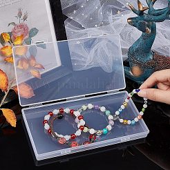 Contenants de perles en plastique transparent&nbsp;CON-FH0001-21A