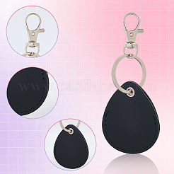 8шт 4 цвета подвески из искусственной кожи и сплава&nbsp;KEYC-CL0001-37