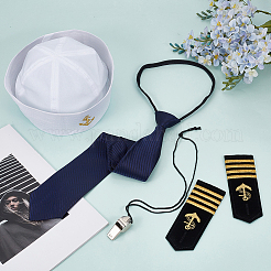 Set da uomo in poliestere con cravatta&nbsp;AJEW-CN0007-24