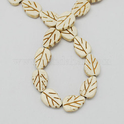 Нити бусин из драгоценных камней TURQ-S240-13x9mm-1