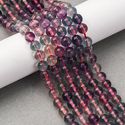 Природного флюорита бисер нитей&nbsp;G-K345-B02-01A