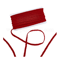 Garniture en dentelle tressée en polyester de 25 m&nbsp;OCOR-WH0082-300A
