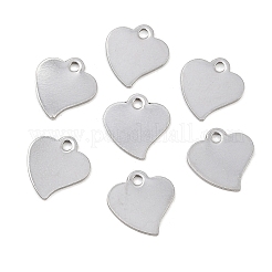 Устойчивые к потускнению пустые бирки в форме сердца из нержавеющей стали 201&nbsp;STAS-R071-11