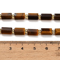 Chapelets de perles d'œil de tigre naturel&nbsp;GG-CBA5B6F-C01-02