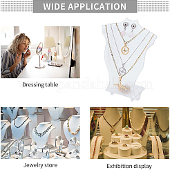 Display mit Plastikhalskettenanhänger&nbsp;AJEW-WH0245-22