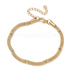 3 mm runde Mesh-Armbänder aus Edelstahl 304&nbsp;SA-CBA2696-17G