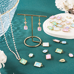 40 шт. 10 стиля стеклянных подвесок&nbsp;GLAA-TA0003-63