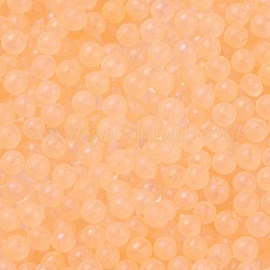 Perline rotonde di semi di vetro trasparente luminoso&nbsp;GLAA-F124-D04-B