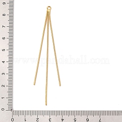 Латунные квадратные змеиные цепи кисточки большие подвески&nbsp;KK-G510-02G