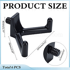 Пластиковая крючок-вешалка&nbsp;AJEW-WH0596-446